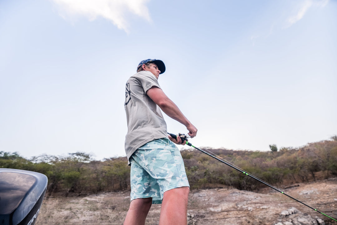 Aqua Bait Camo (More Than Just) Boat Shorts