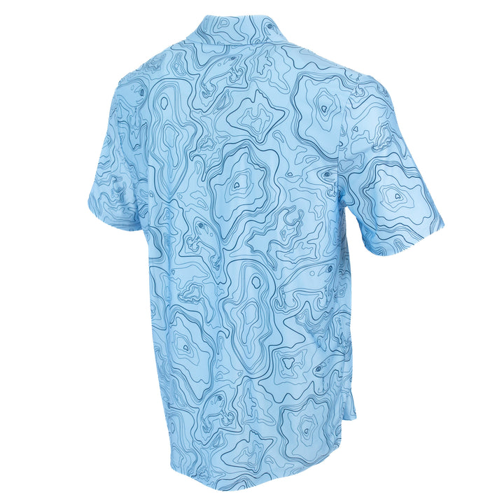 Sky Blue Topo Polo