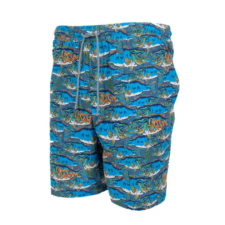 Grafitti Fish (More Than Just) Boat Shorts