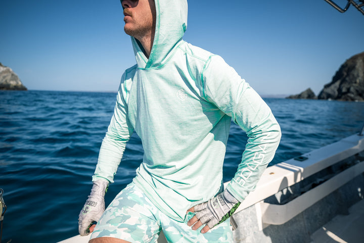 Harbor Heather Hooded Long Sleeve