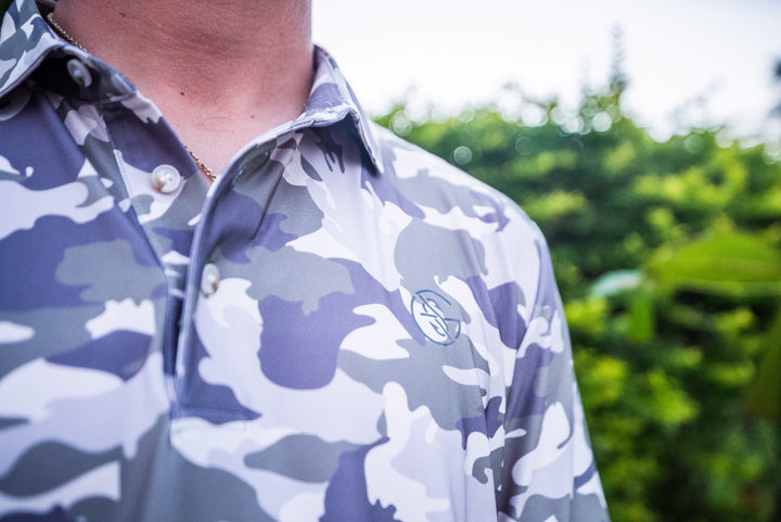 Olive Bait Camo Polo