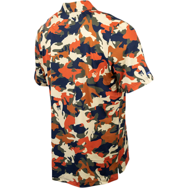 Incognito Orange Camo Polo