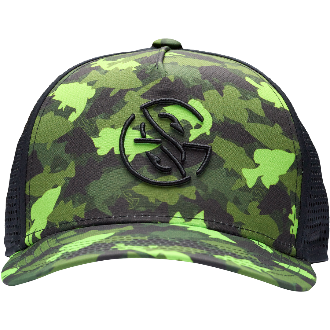 Googan Fish Camo Perforated Snapback