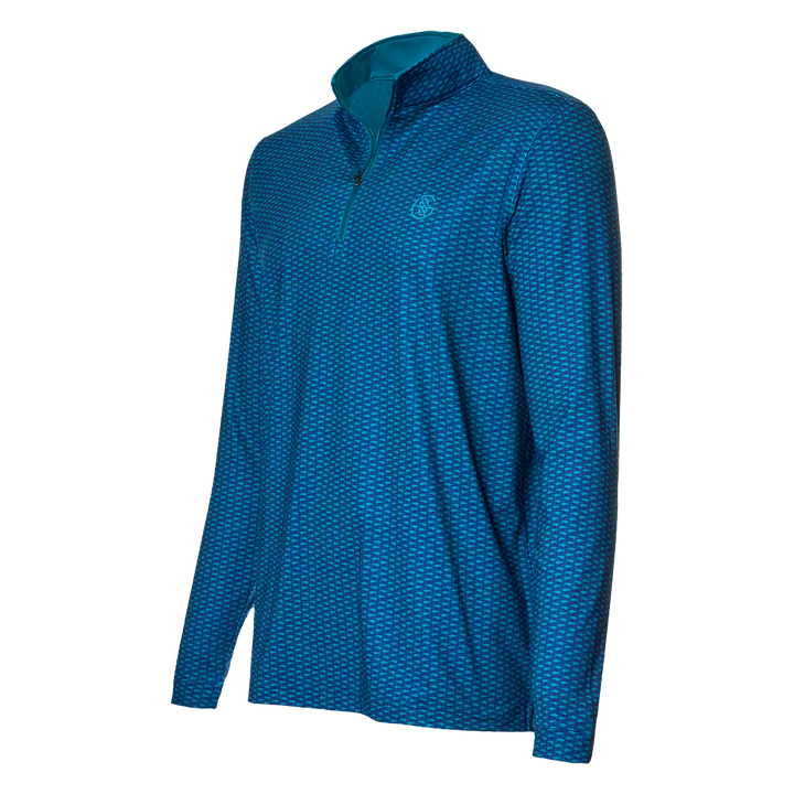 Blue Micro Klutch Quarter-Zip